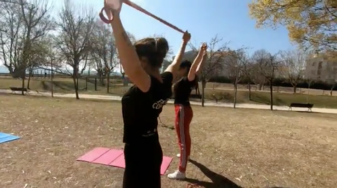 Outdoor training en pareja